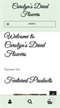 Mobile Screenshot of carolynsdriedflowers.com